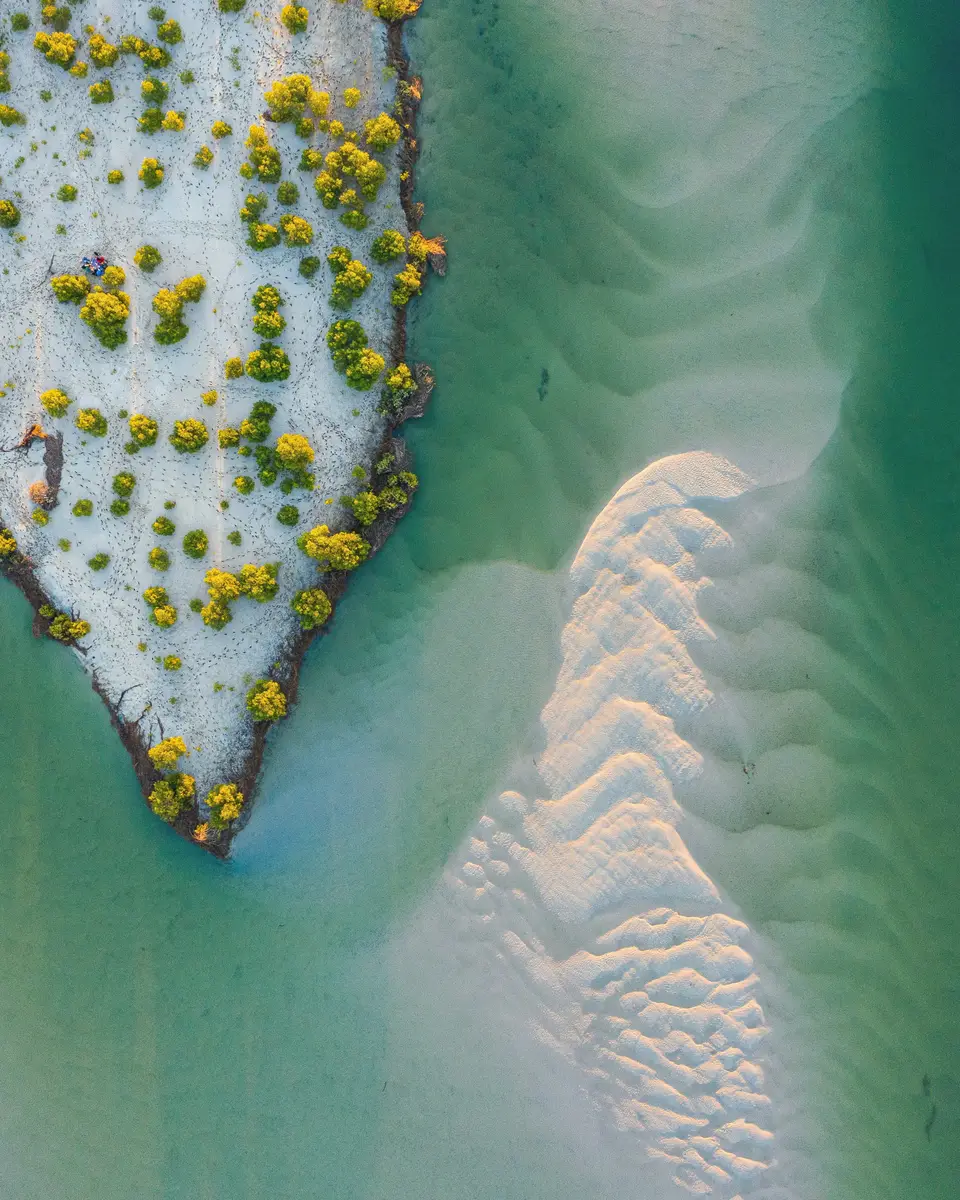 Coastal water and shoreline in Australia.