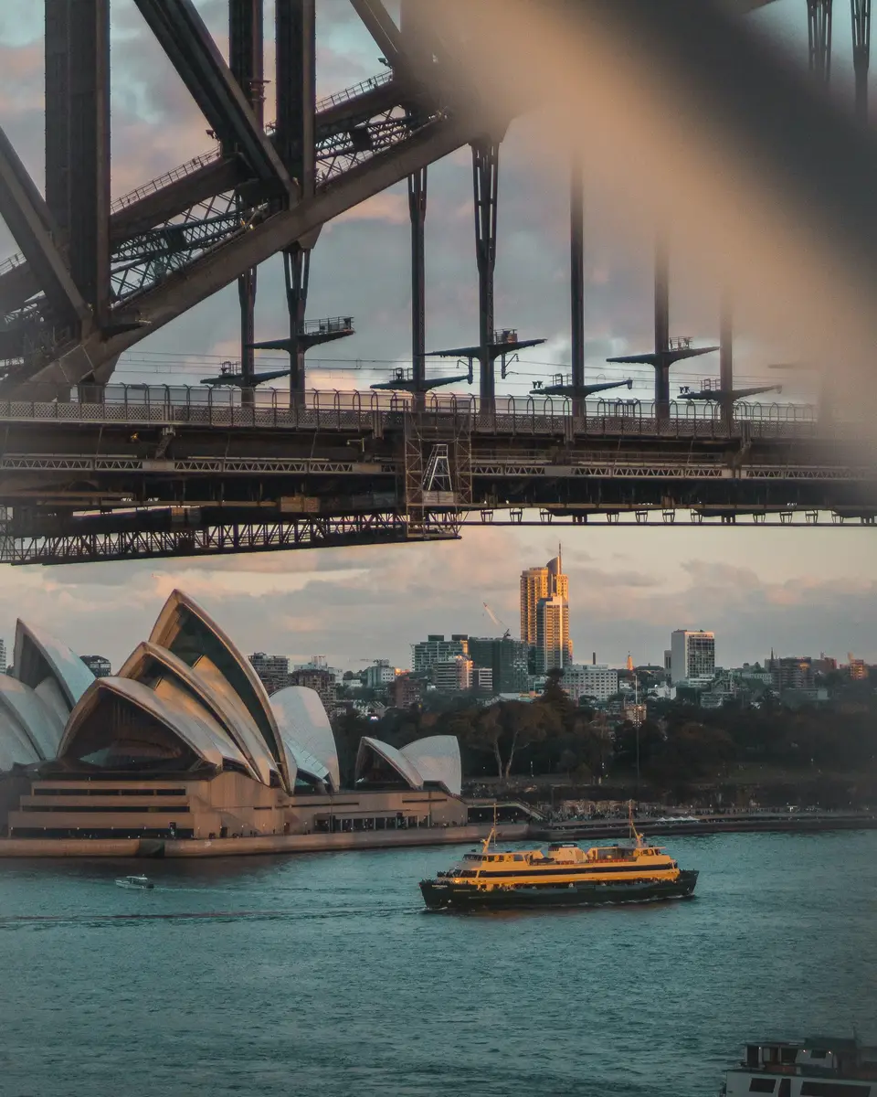 Photo of a city scene in Australia.