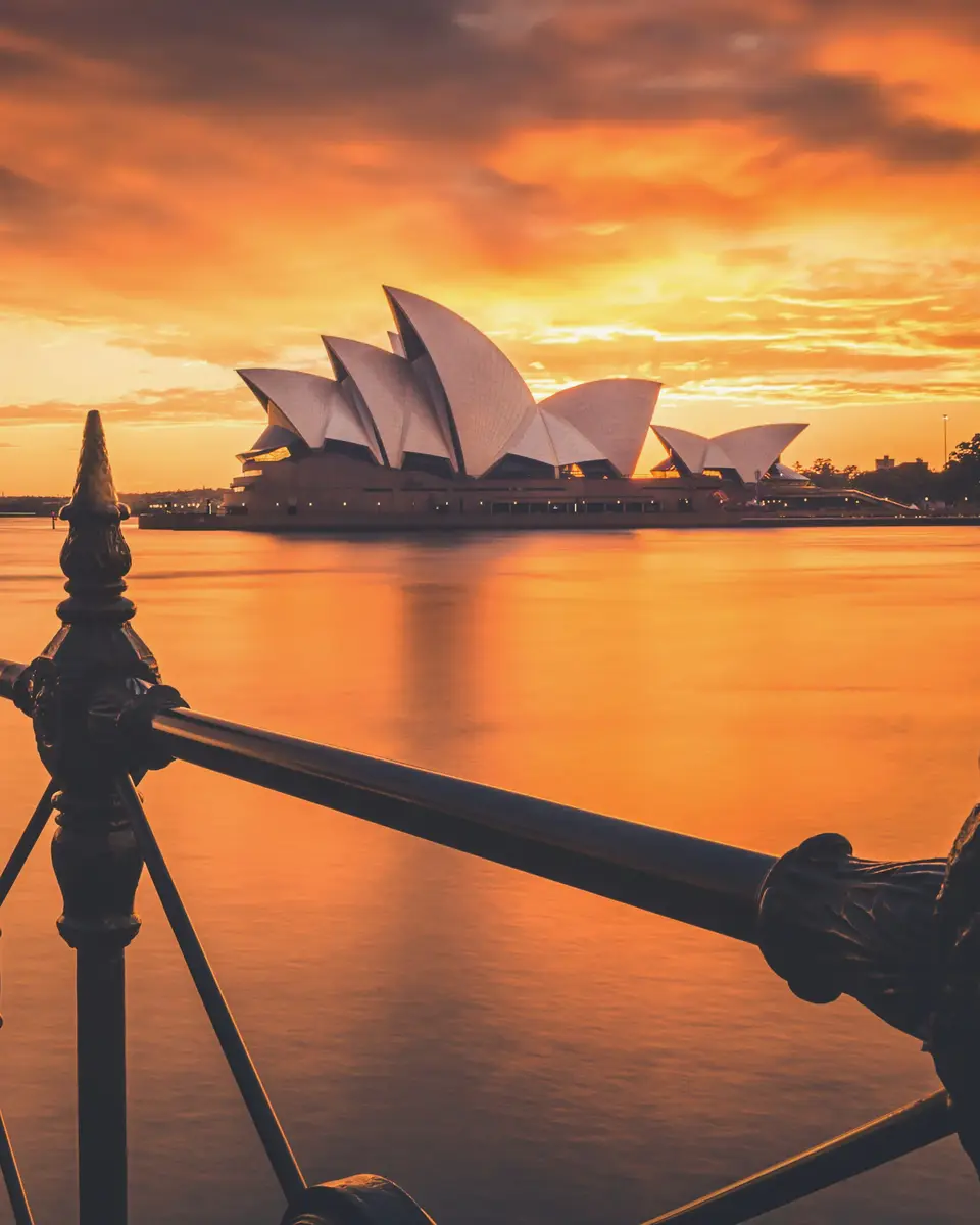 Photo of a city scene in Australia.
