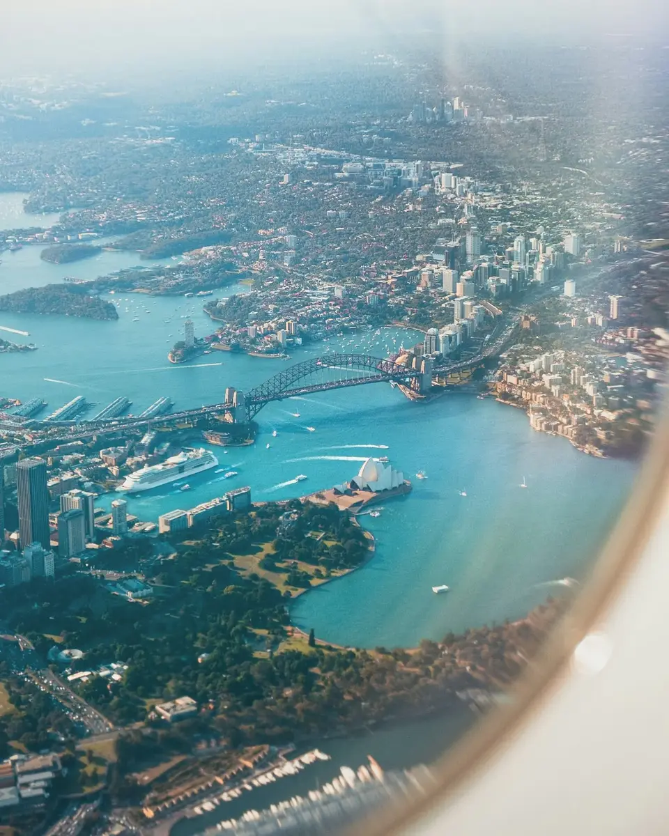 Photo of a city scene in Australia.