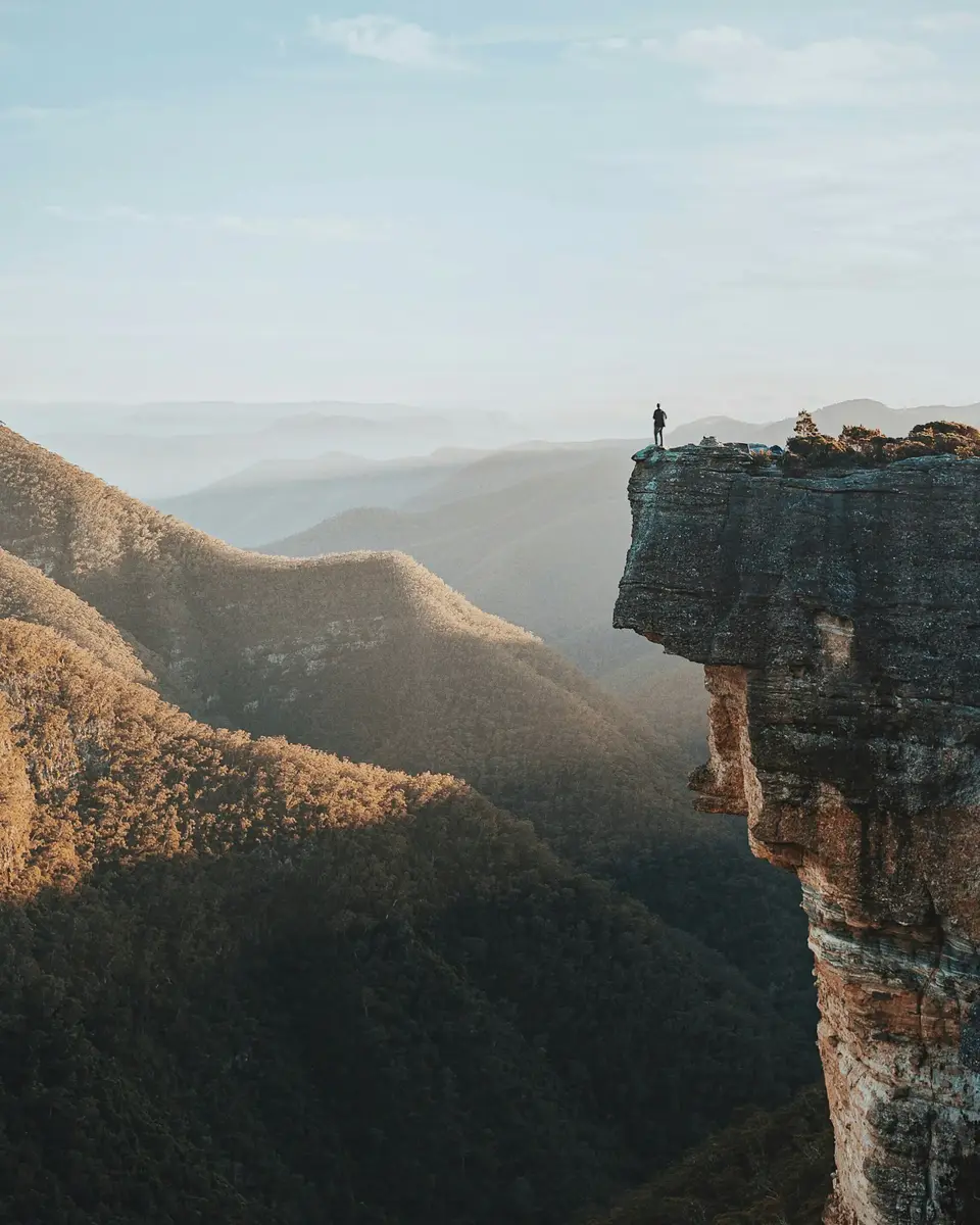 Mountain terrain and open landscape in Australia.