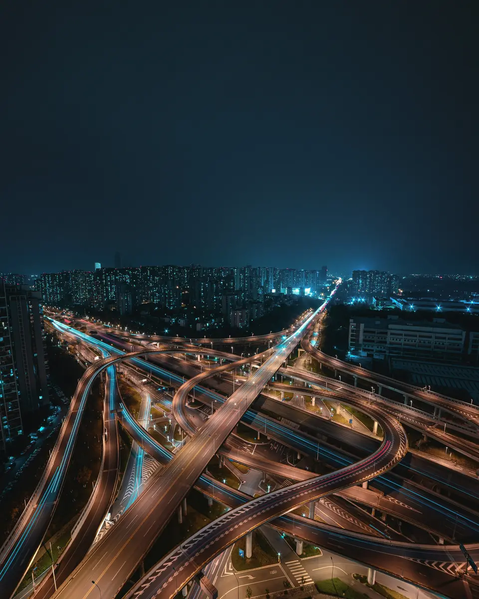 Photo of a city scene in China.