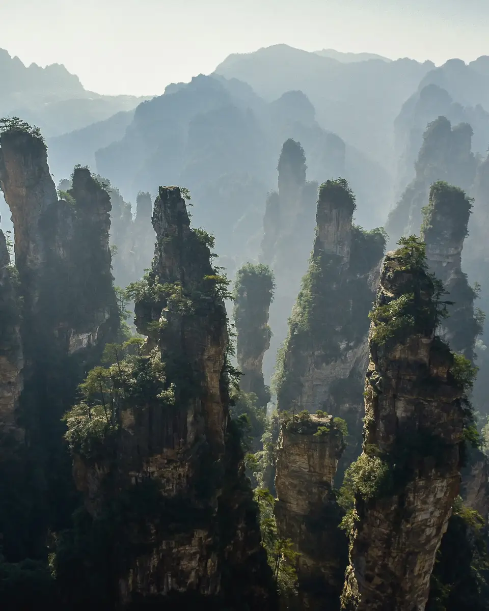 Photo of a natural landscape in China.