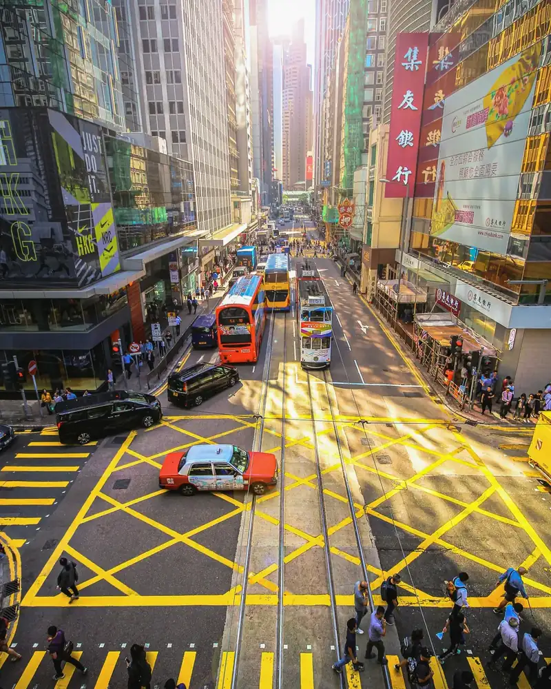 Road or route scene in China.