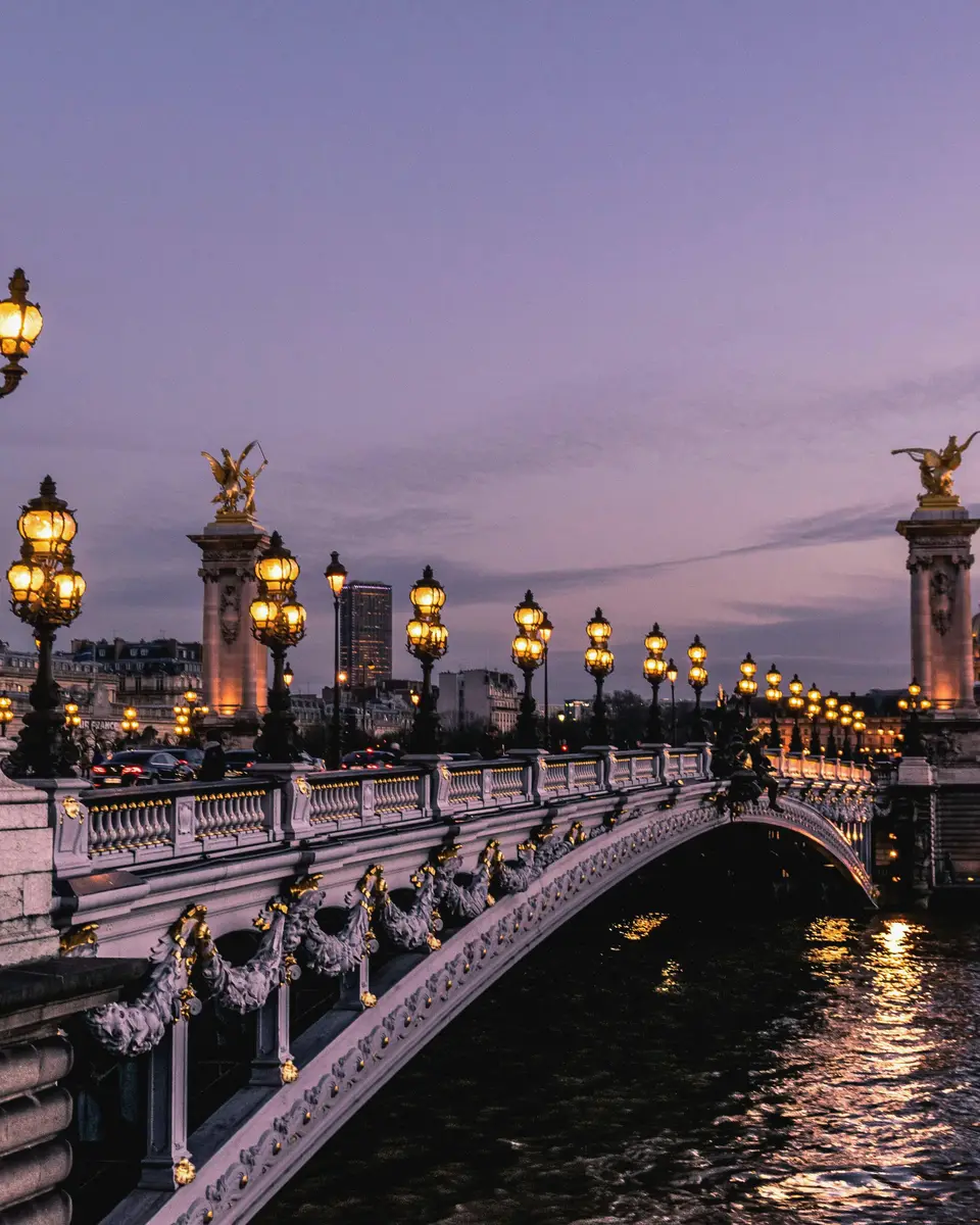 Photo of a city scene in France.