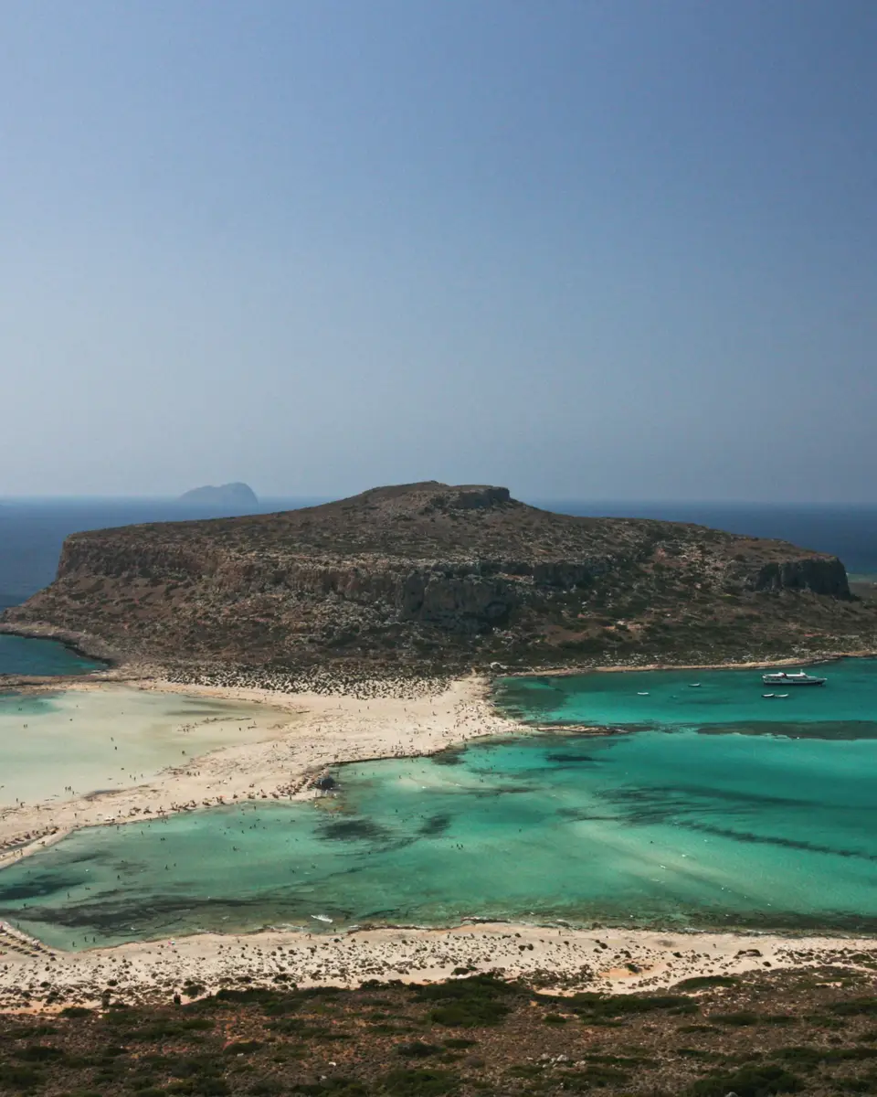 Open shoreline and coastal water in Greece.