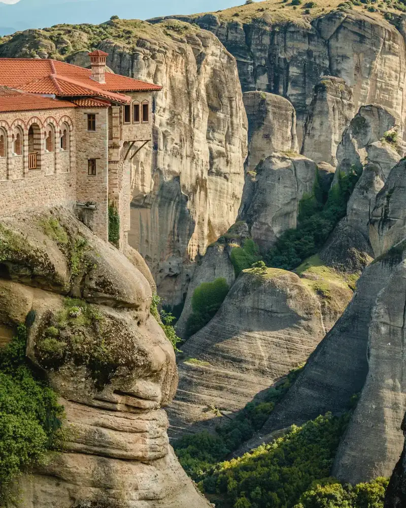 Photo of architectural detail in Greece.