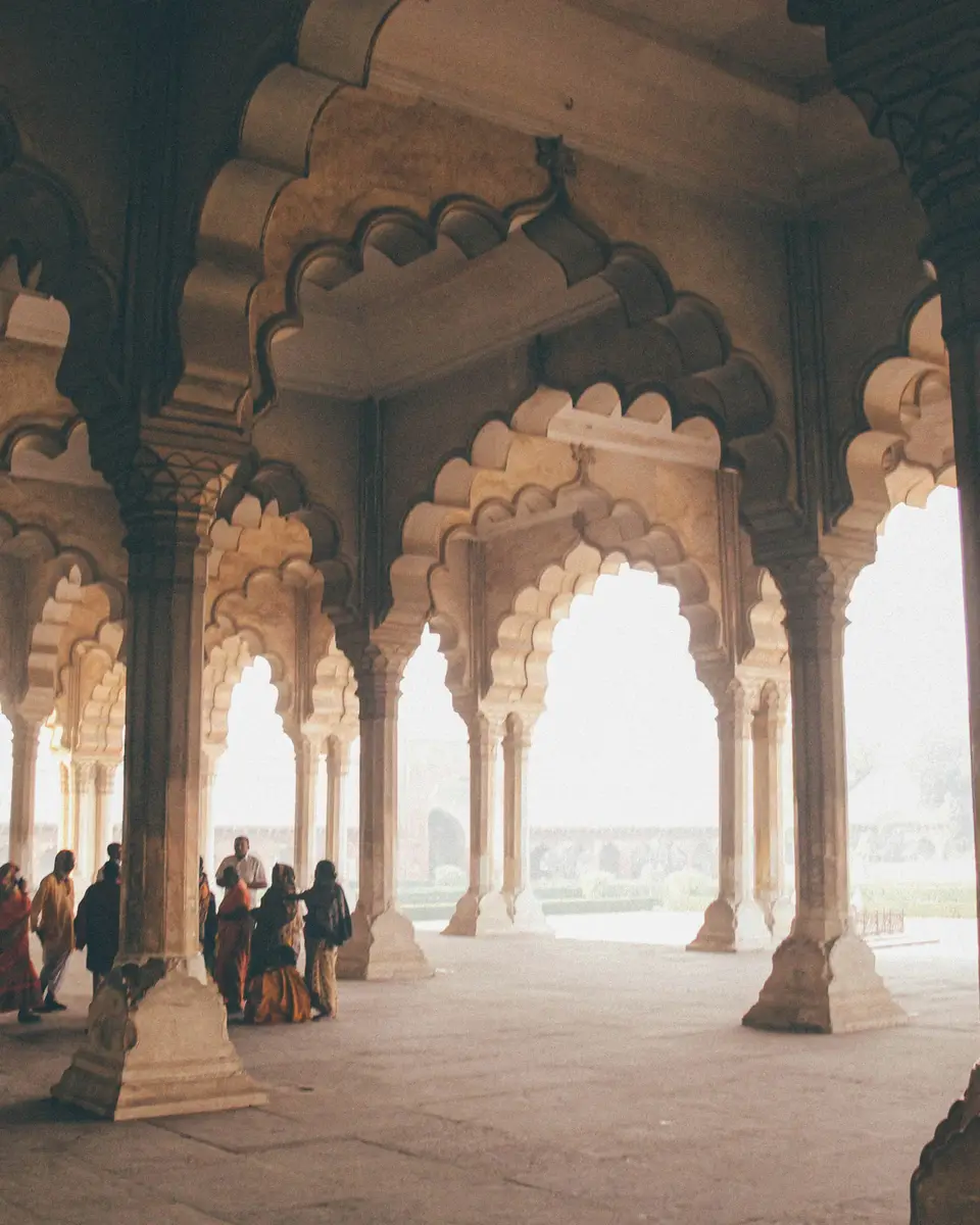 Photo of architectural detail in India.