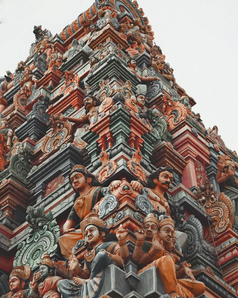 Photo of architectural detail in India.