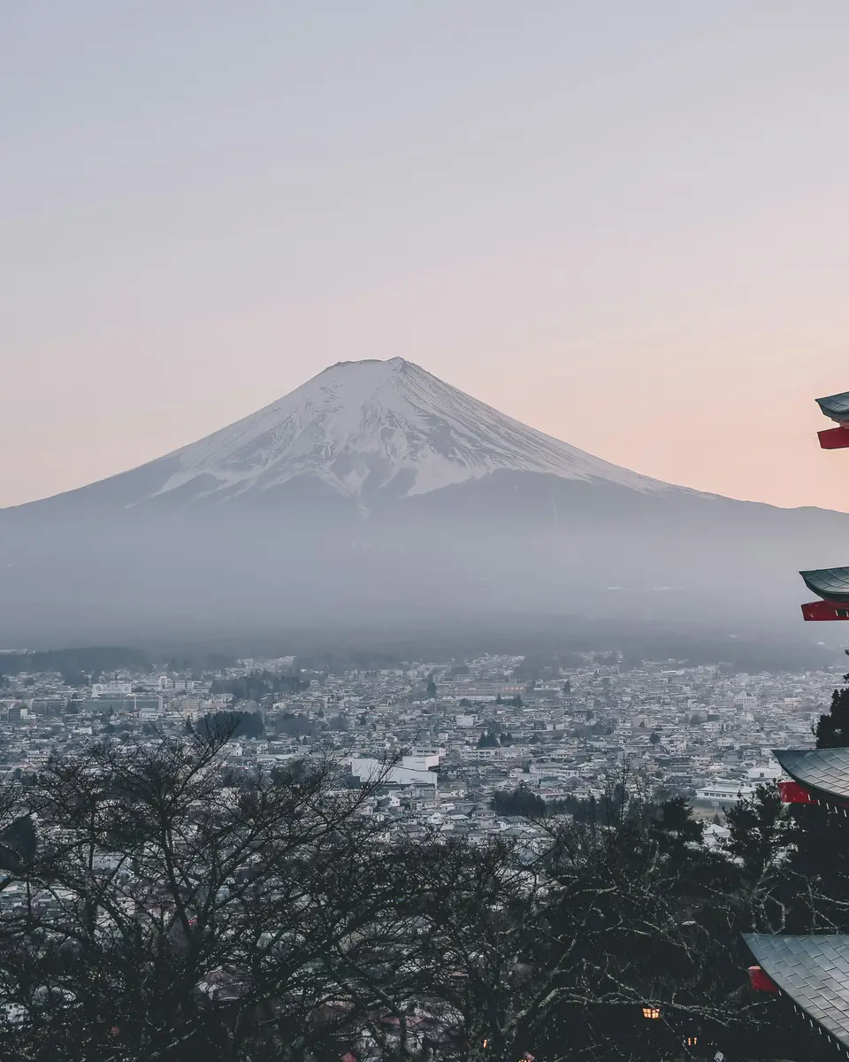 Urban travel scene in Japan.