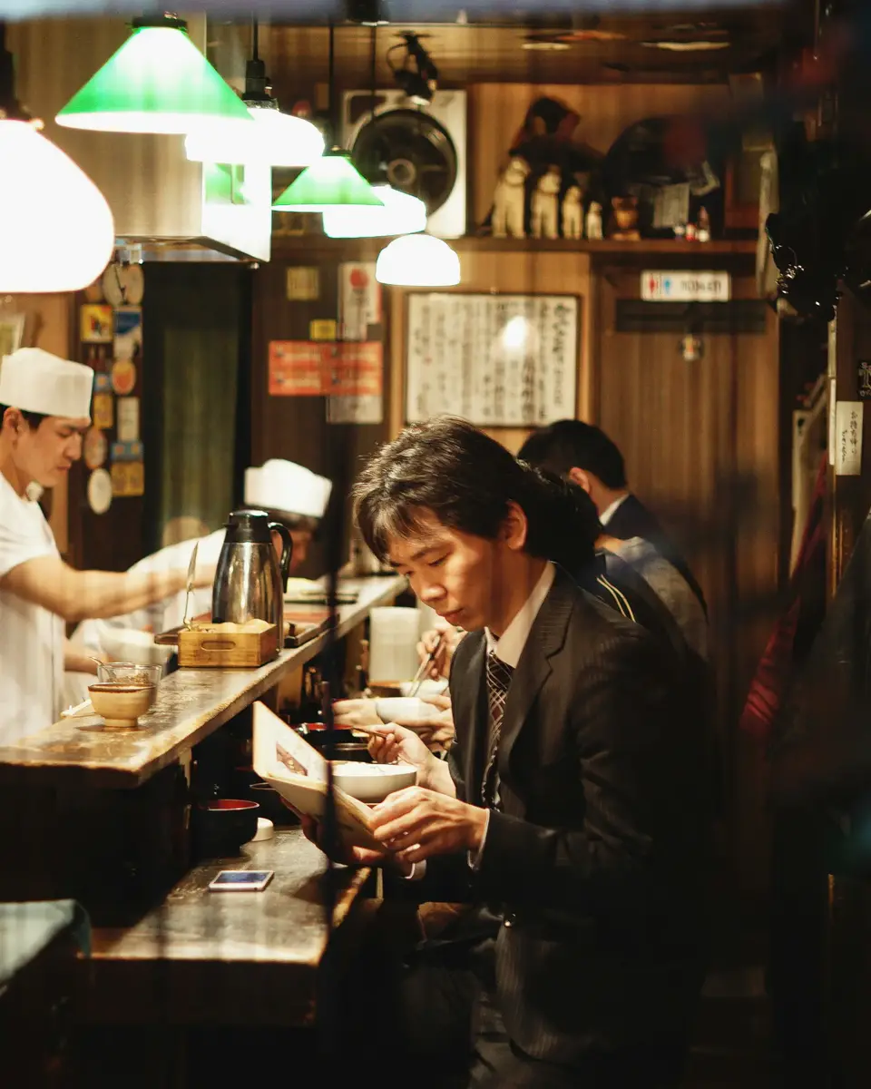 Food or dining detail in Japan.