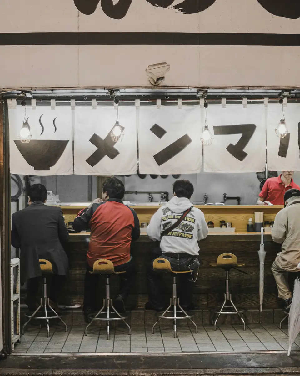 Food or dining detail in Japan.