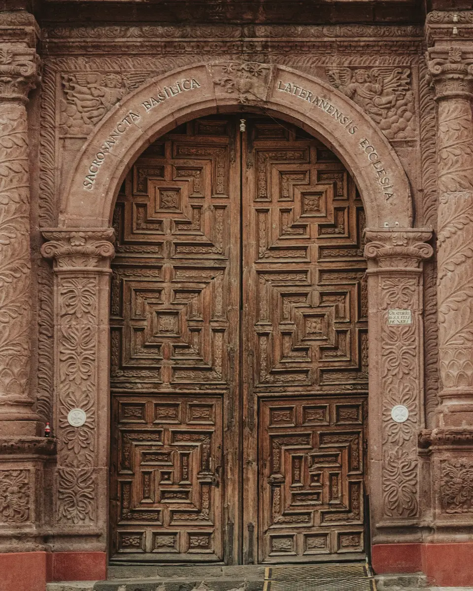 Photo of architectural detail in Mexico.