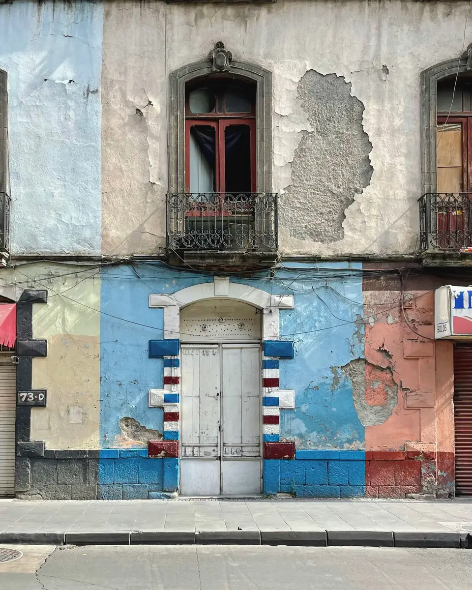 City view or urban environment in Mexico.