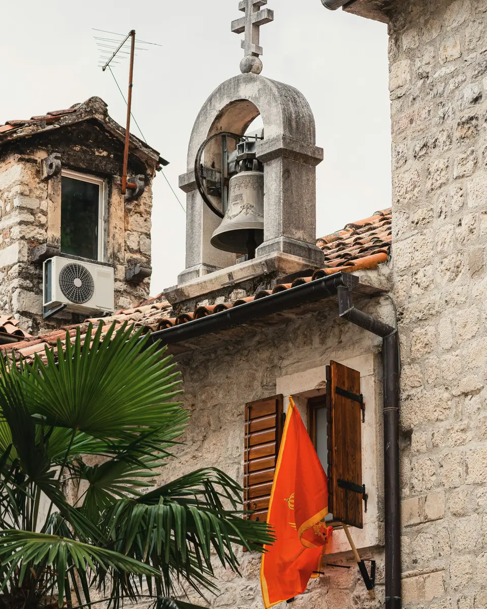 Architectural detail or building exterior in Montenegro.