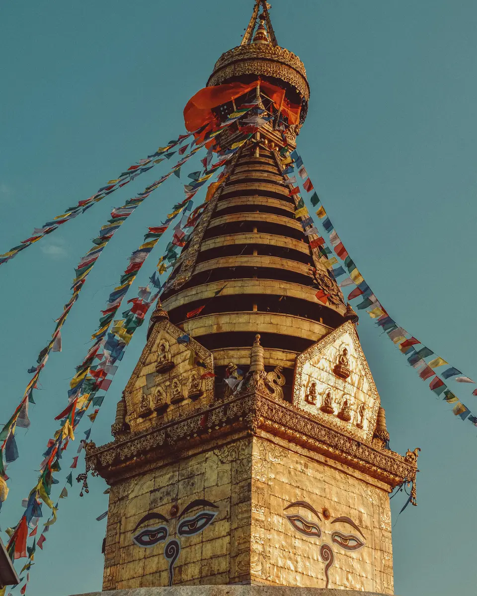 Photo of architectural detail in Nepal.