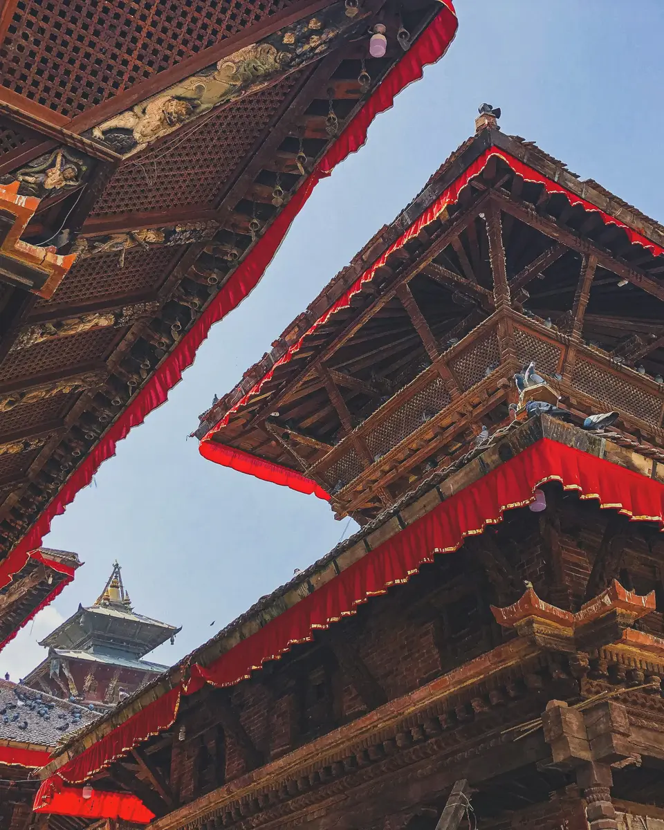 Photo of architectural detail in Nepal.