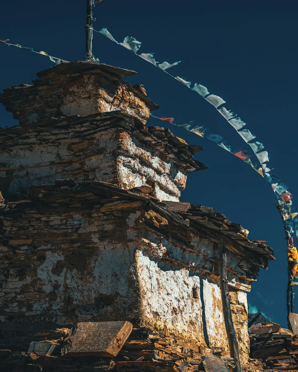 Photo of architectural detail in Nepal.