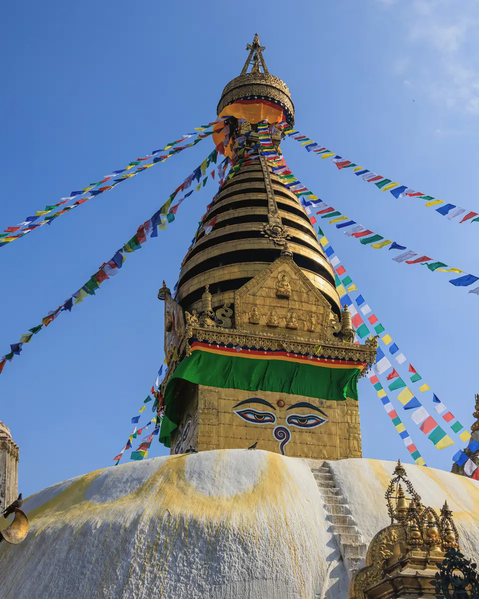Photo of architectural detail in Nepal.