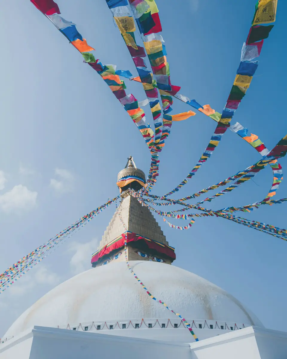 Photo of architectural detail in Nepal.