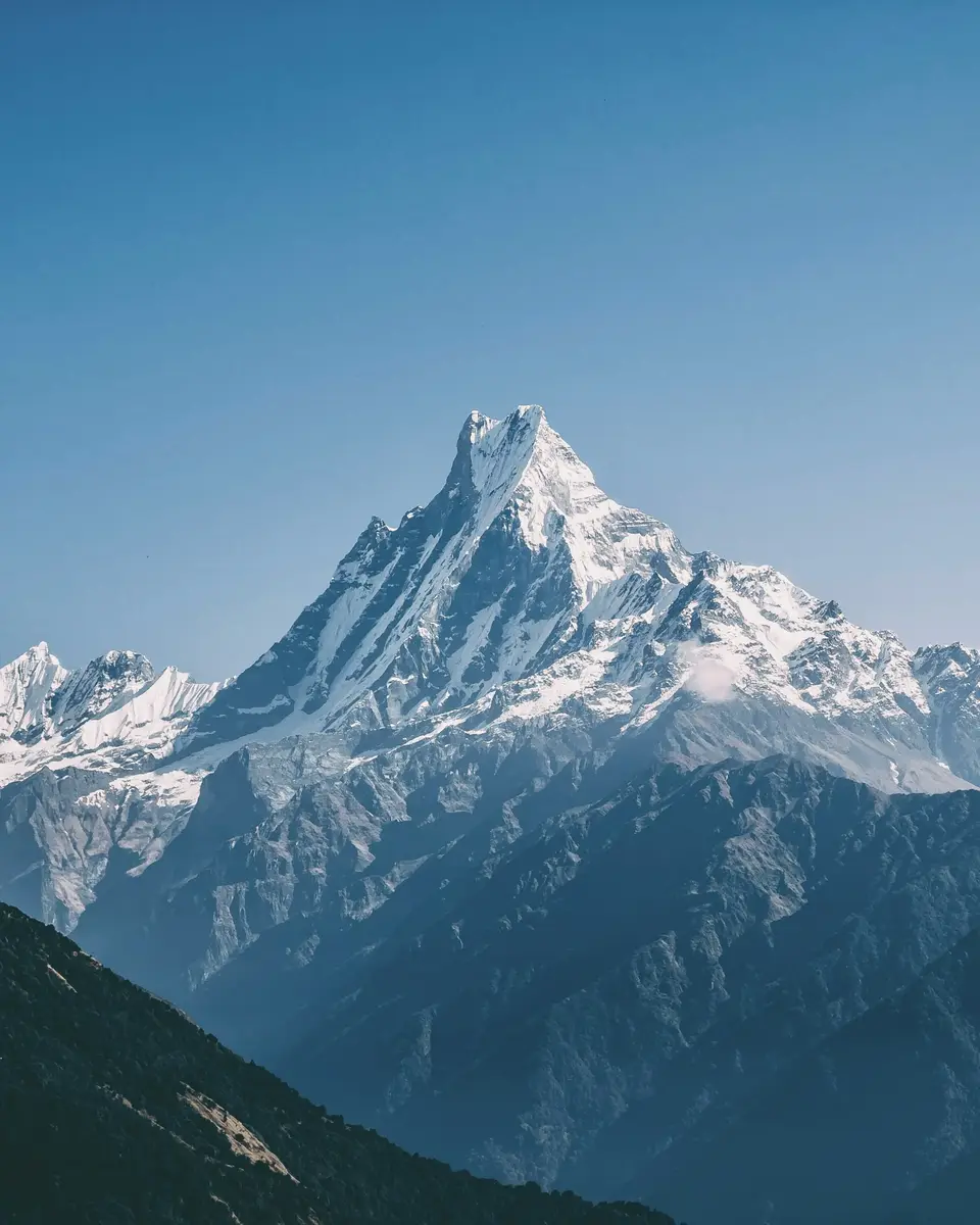 Photo of a mountain or valley landscape in Nepal.