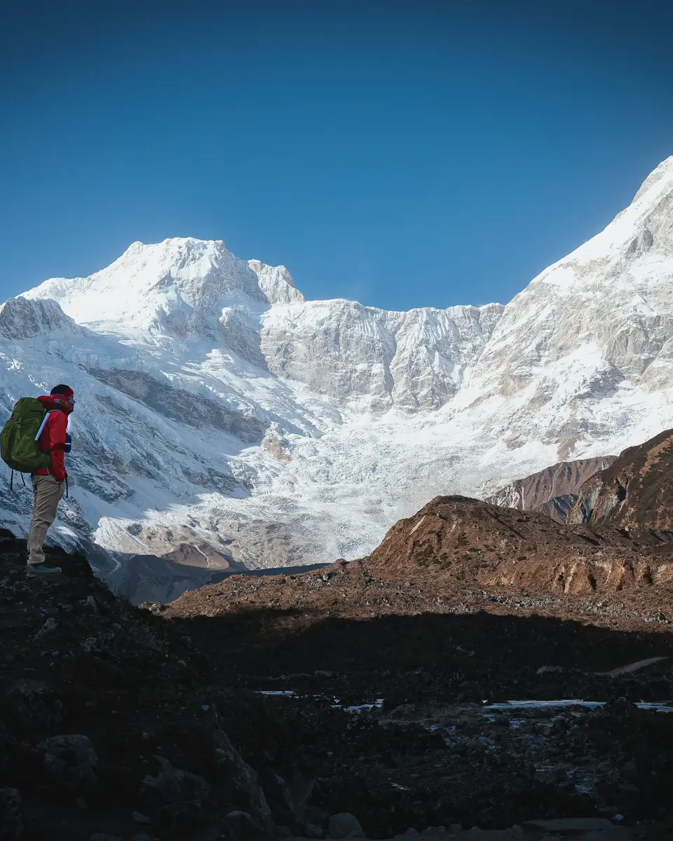 Photo of a mountain or valley landscape in Nepal.