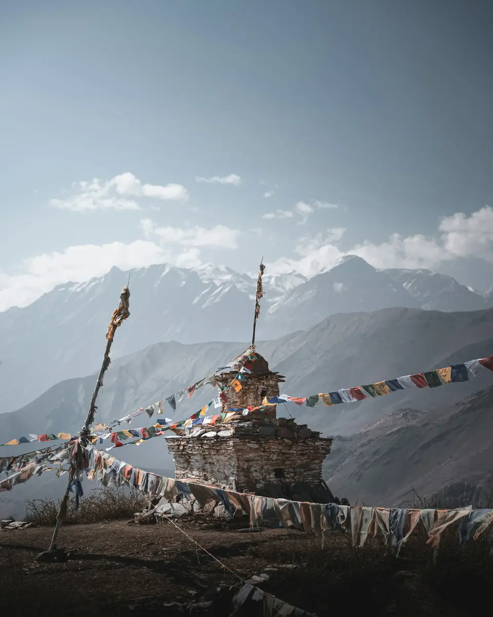Photo of a mountain or valley landscape in Nepal.