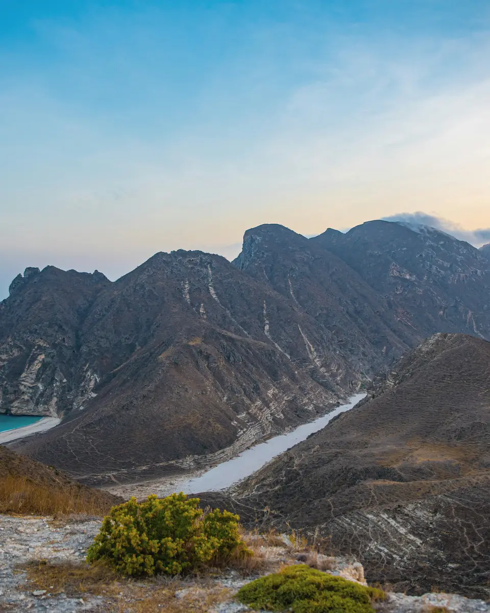 Photo of a beach and shoreline in Oman.