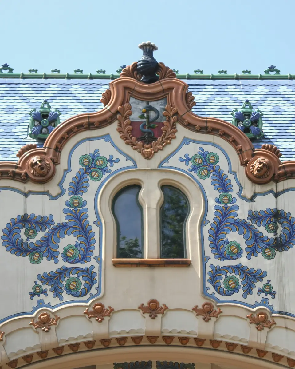 Photo of architectural detail in Serbia.