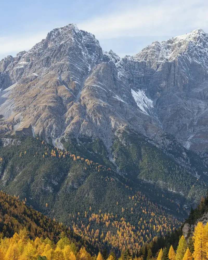 Photo of a mountain or valley landscape in Switzerland.