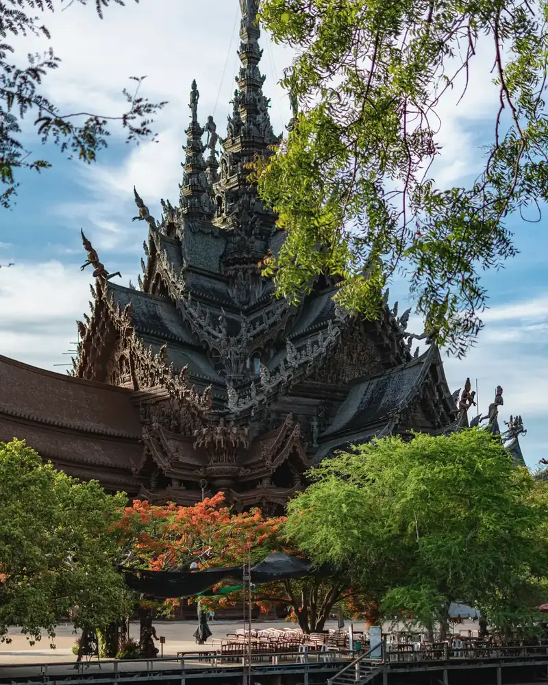 Photo of architectural detail in Thailand.