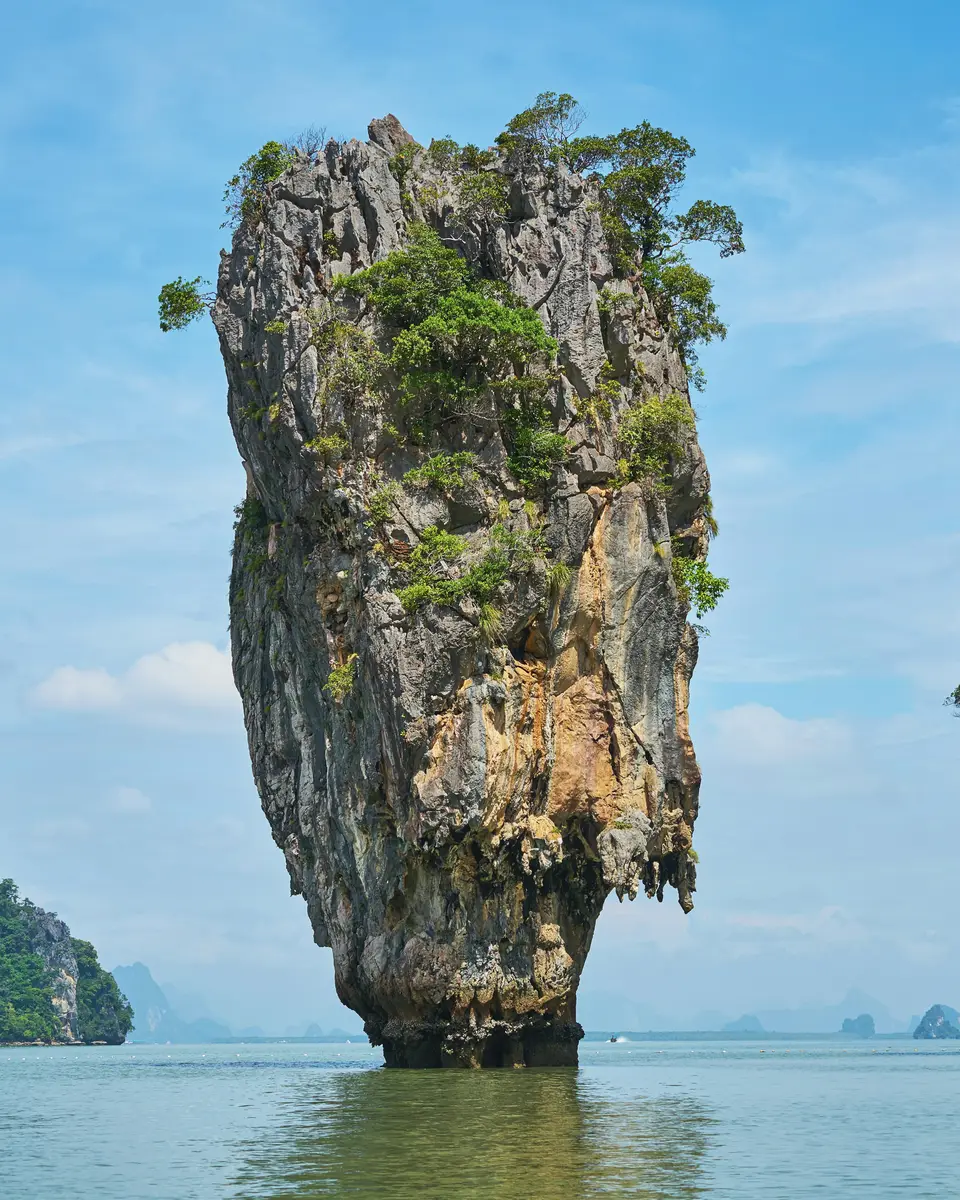 Photo of a coastal landscape in Thailand.