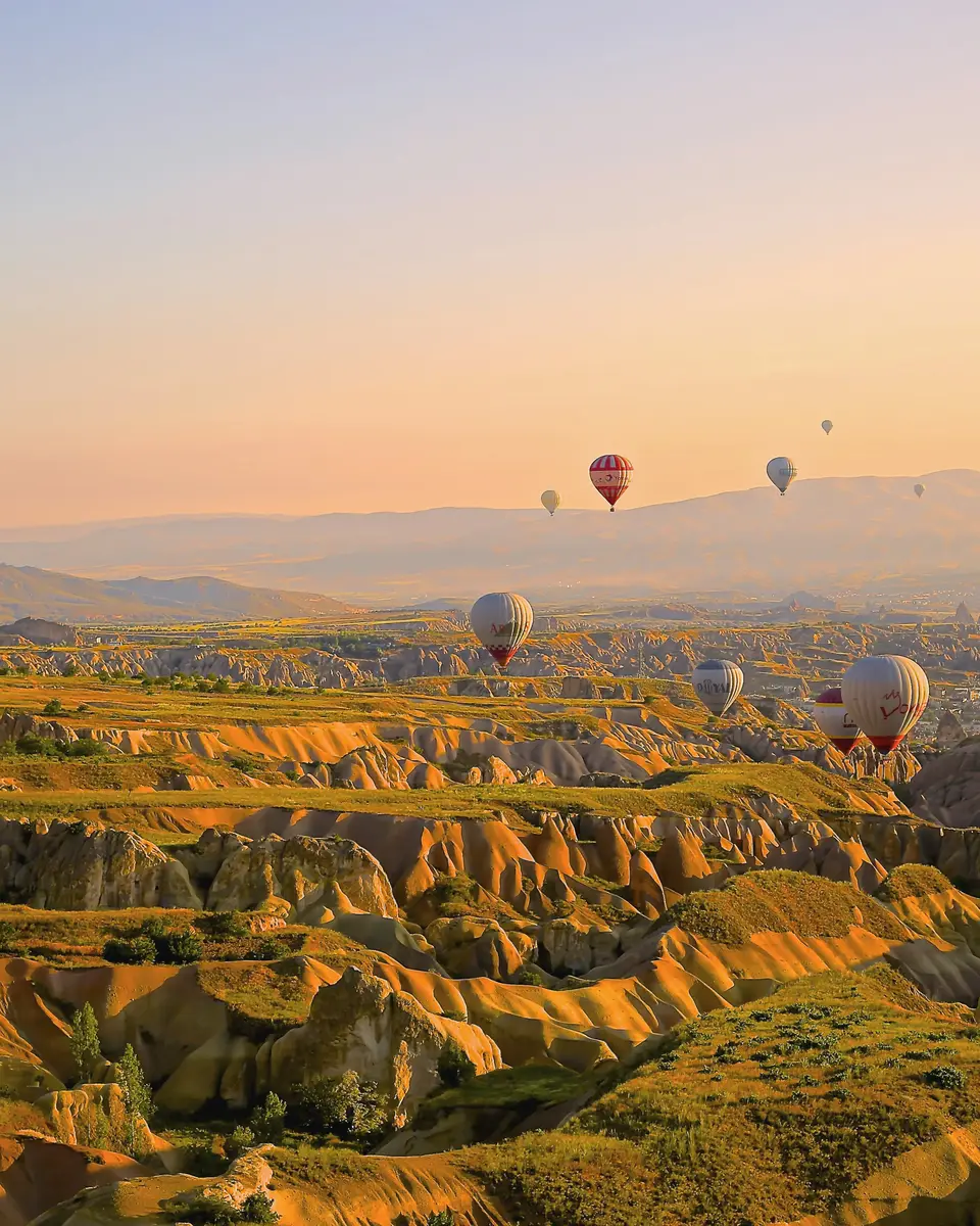 Photo of a mountain or valley landscape in Turkey.