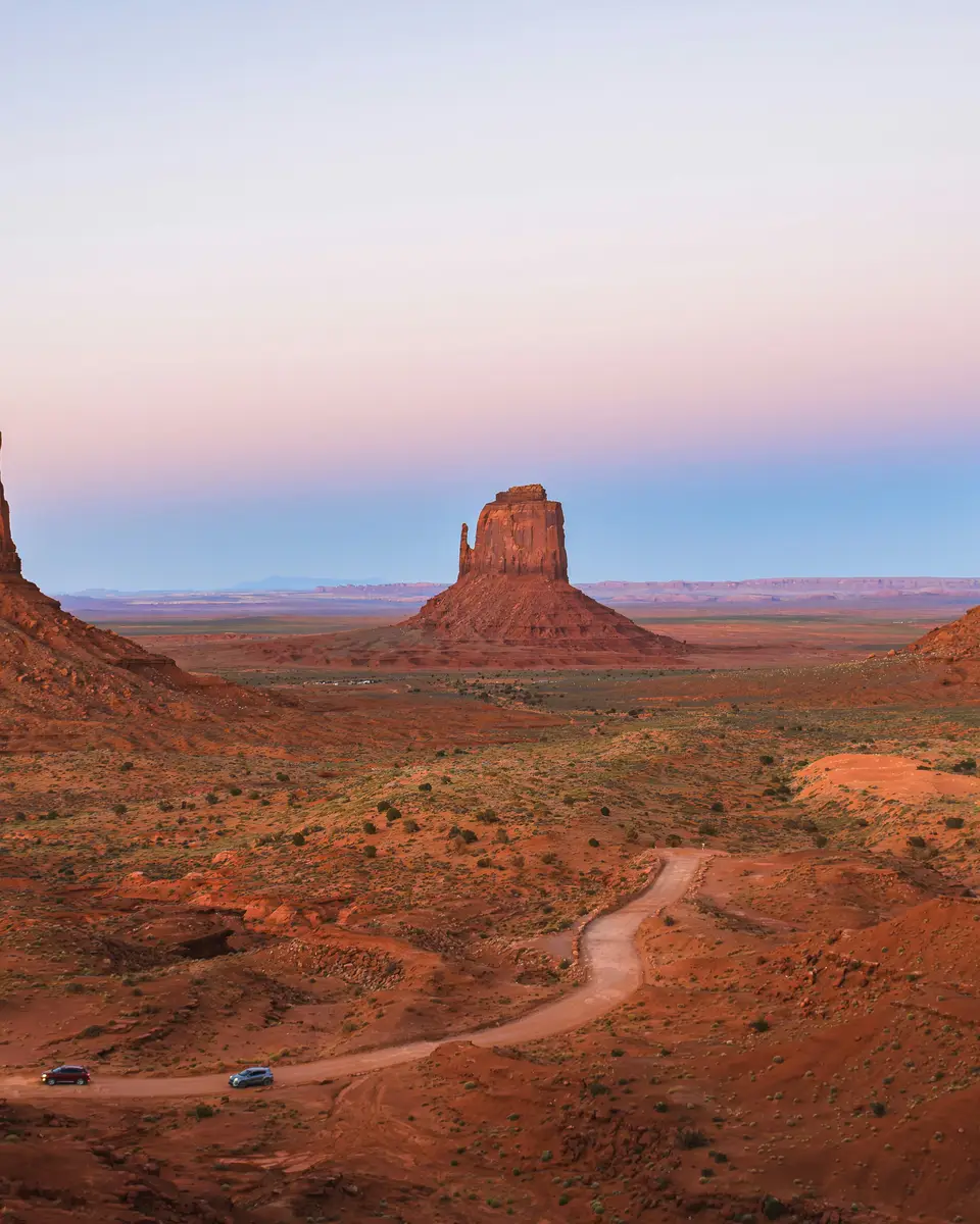 Road or route scene in United States.